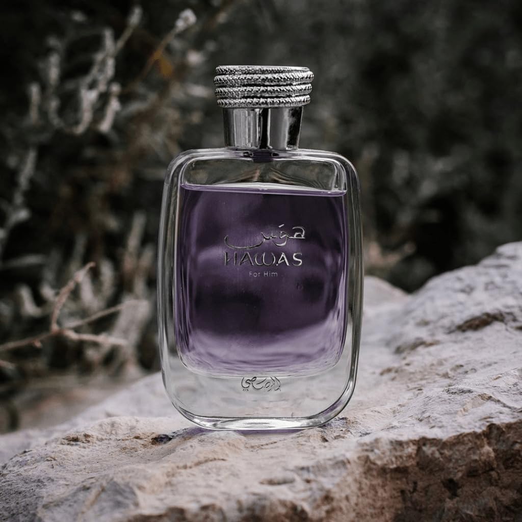 Rasasi Hawas for Men Eau de Parfum Spray, 3.33 Ounce