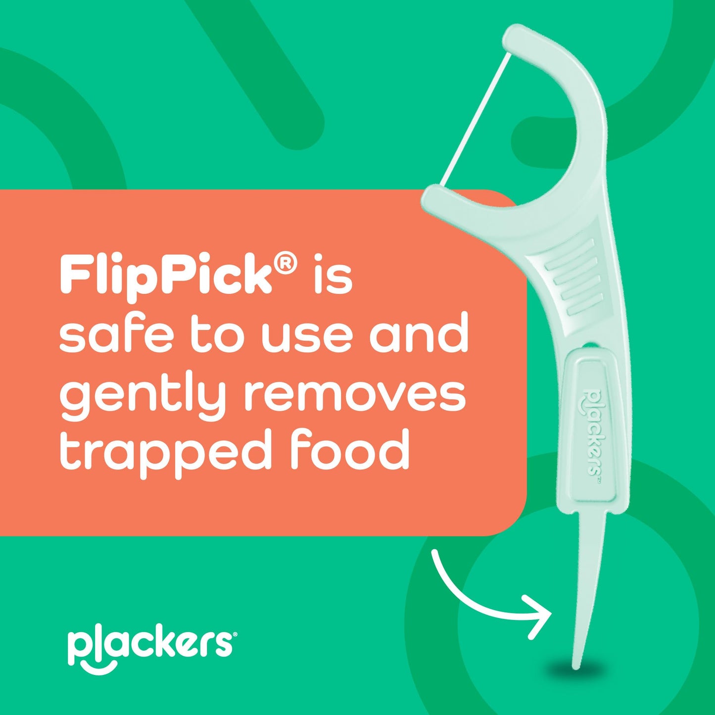 Plackers® Micro Line® Floss Picks - Intense Mint, Floss Fiber Made Without PTFE, 500 Count
