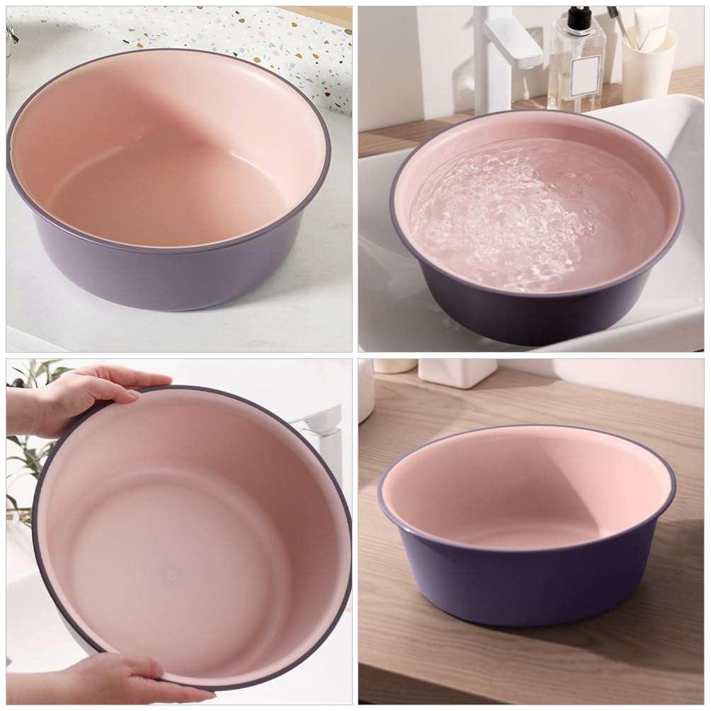 FOMIYES Large Foot Bath Basin for Soaking and Massage - Thickened Plastic Foot Soak Tub with Non-Slip Base for Home and Salon Use 5.12X13.39X5.12 Inches