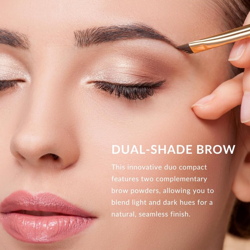 Color Me Beautiful Brow Powder Duo (Coffee Bean)