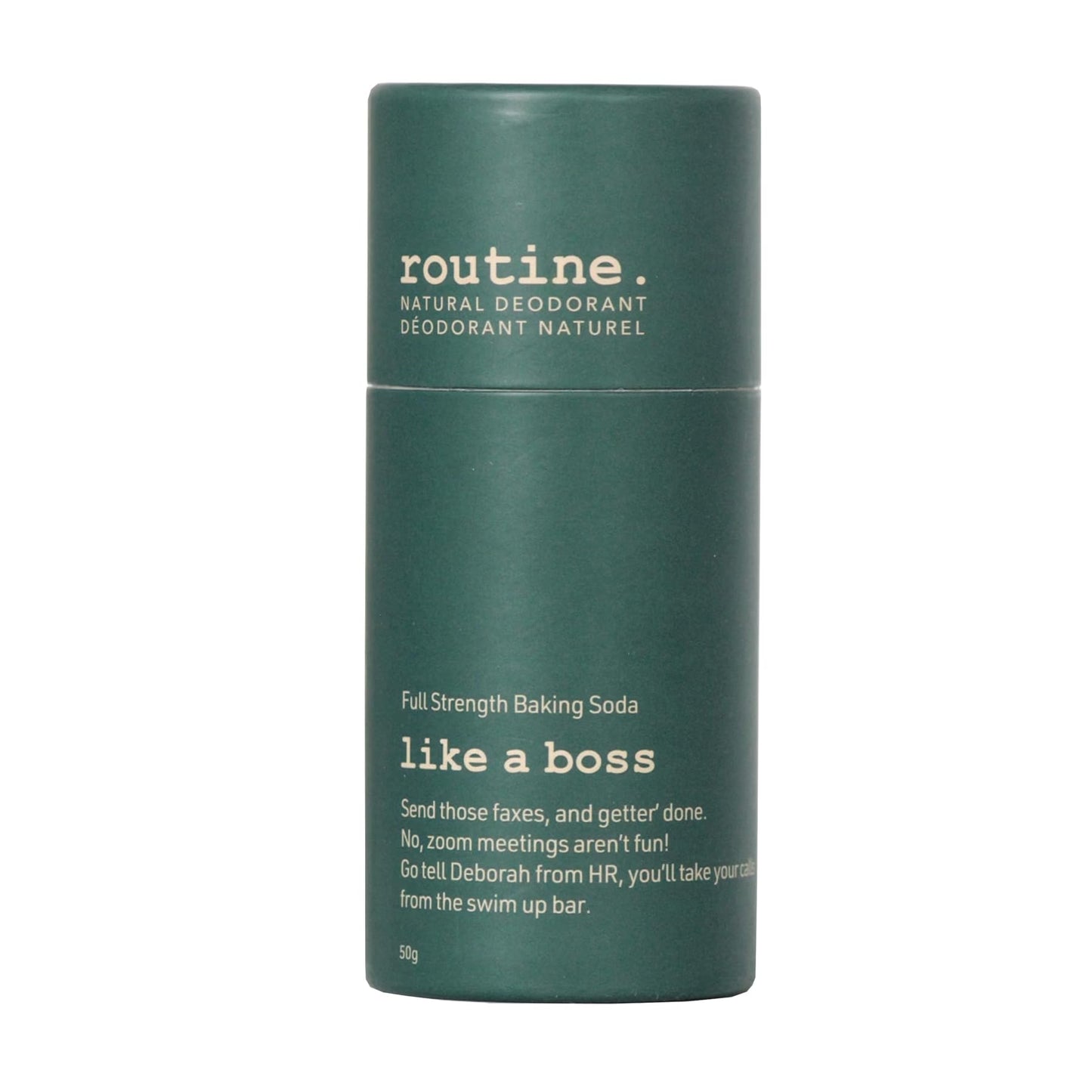 Routine Natural Deodorant Like A Boss Deo Stick | 1.7 Fluid Oz. Natural Deodorant Aluminum Free Natural Deodorant For Women & Men | (Stick Formula)