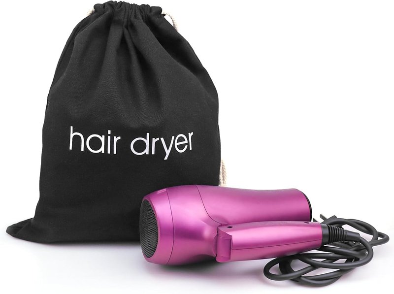 Hair Dryer Bags - Drawstring Storage Pouch for Blow Dryers & Styling Tools | 15in x 13in, 16 PCS Black