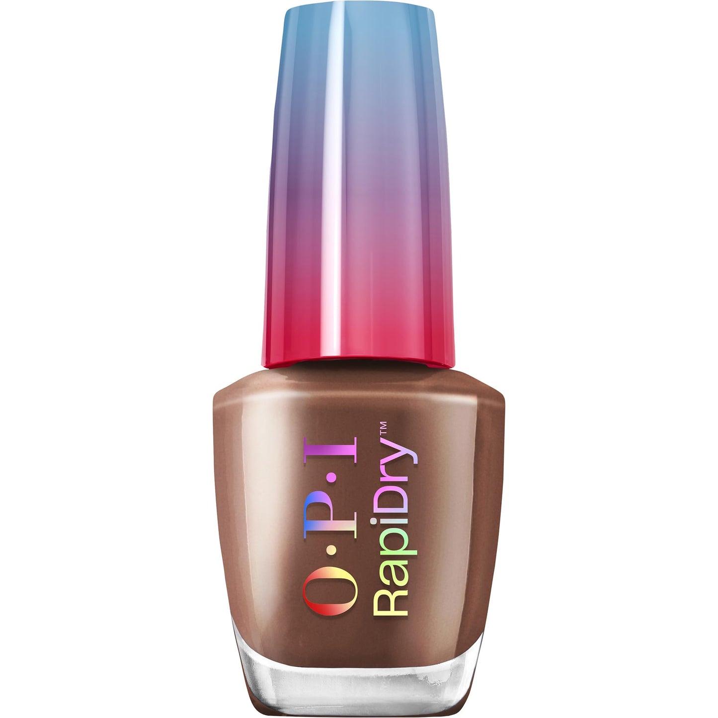 OPI RapiDry Impromptu You | Opaque Dark Brown Crème Quick Dry Nail Polish | Vegan, Smudge Proof, Fast Drying