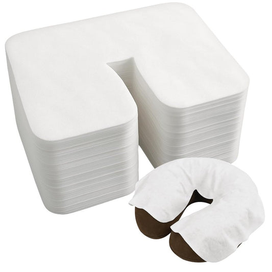 500 Piece Disposable Face Cradle Covers Luxurious Ultra Soft face cradle covers for massage table - Massage Tables & Massage Chairs