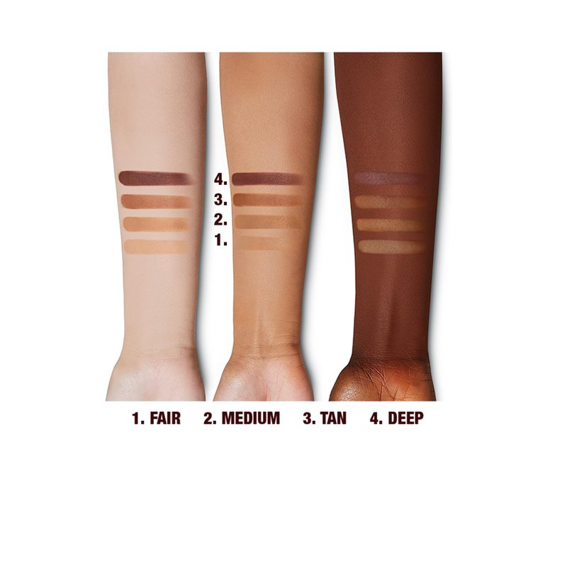 Charlotte Tilbury Airbrush Matte Bronzer Refill - Smoothing & Blurring Powder Bronzer with an Airbrush Finish - Refillable Makeup Infused with Silky Mica & Hyaluronic Acid - 3 Tan