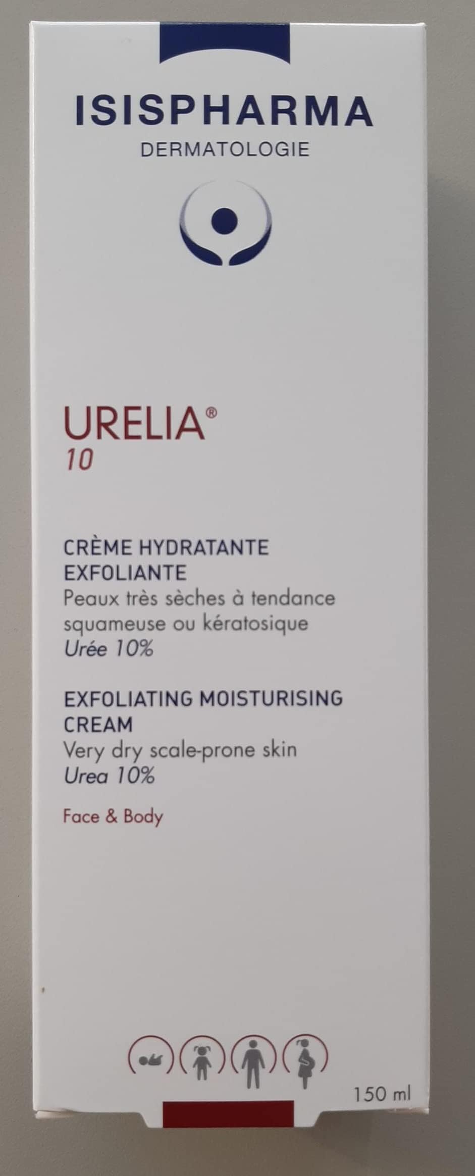 Isispharma Urelia 10 Emollient Body Cream for Mild Form of Psoriasis 10% Urea Good for You