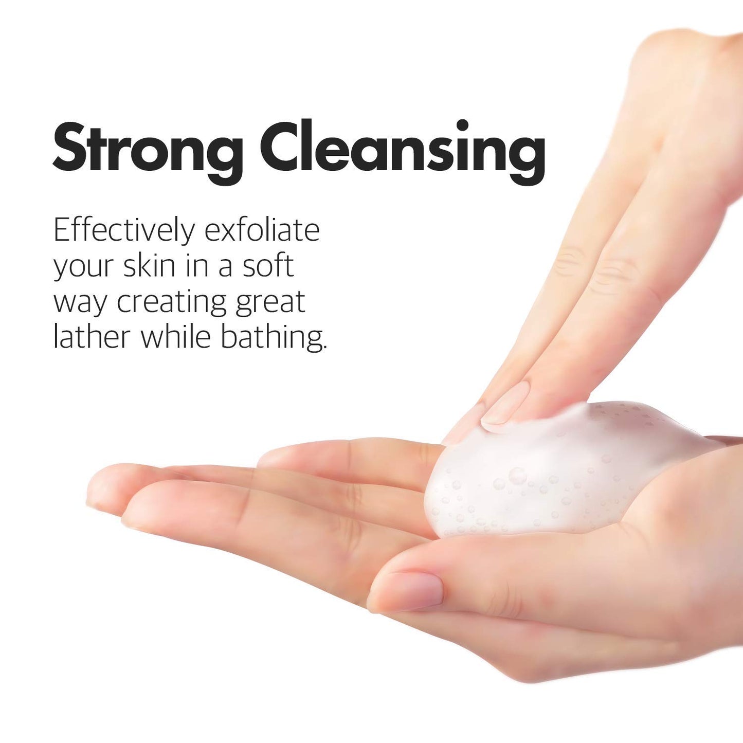 Premium Exfoliating Washcloth Towel(4 Color) Korean Loofah Bath Sponge Long Back Scrubber African Bath Sponge African Long Net for Shower/It Becomes Softer as You use.by NOPIGO