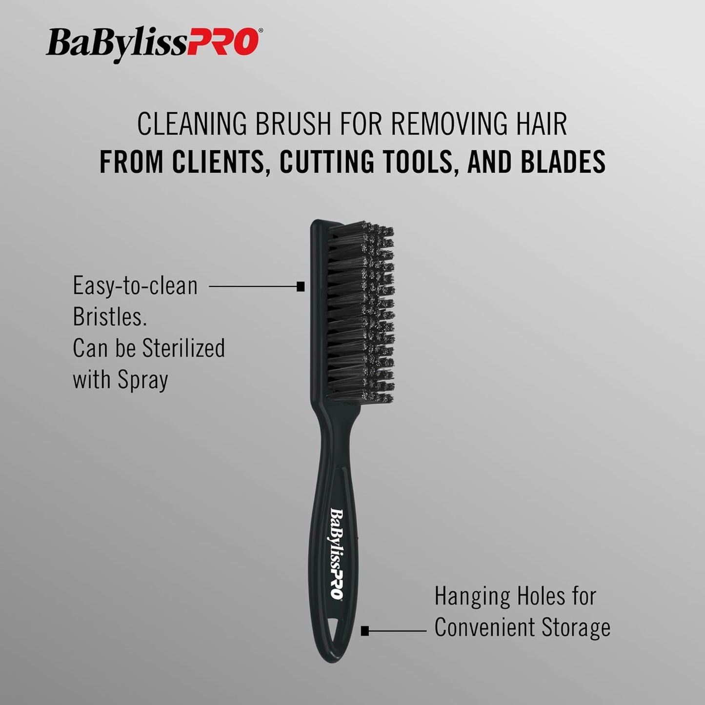 BaBylissPRO Fade Brush - Precision Hair Styling Tool for Perfect Blends | Professional Quality
