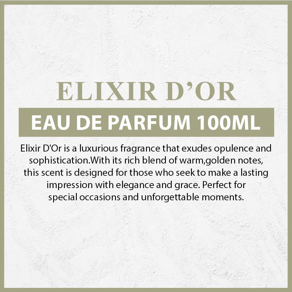 Elixir D'or For Women By Lorientale Fragrances Eau De Parfum 3.4 oz