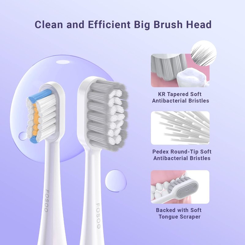Sonic Electric Toothbrush - 48000 VPM Rechargeable Toothbrush with 4 Dupont Brush Heads | Zinc Alloy Handle, 2 Min Timer (Black)