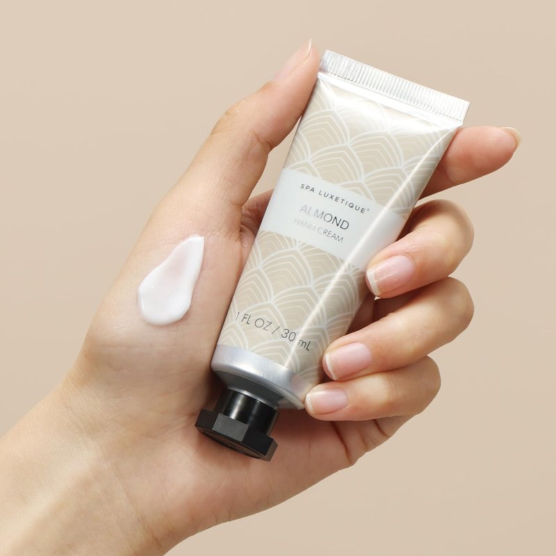 spa luxetique Hand Cream Gift Set,Mothers Day Gifts for Mom,Teacher Appreciation Gift Nurses Week,4 Pack Shea Butter Hand Lotion Set for Dry Hands,Travel Size Hand Cream for Women Birthday Gifts