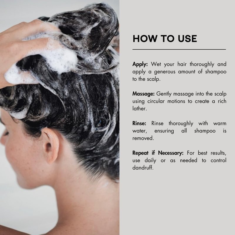 PREVIA Dry Dandruff Cleansing Shampoo - Natural Organic Treatment for Scalp Care | 32.1 oz