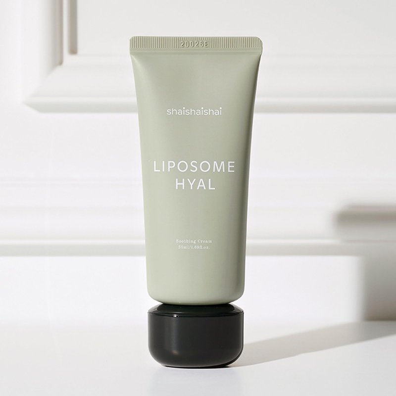 shaishaishai LIPOSOME HYAL Cica Deep Hydration & Moisture Care Face Cream, Lightweight Formula for Instant Cooling & Soothing Relief, Non-Greasy Formula for Dry & Redness-Prone Skin, 1.69 fl oz
