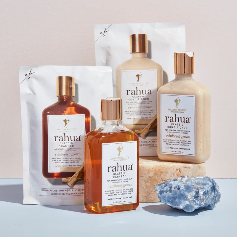 Rahua Classic Hair Conditioner Refill, 9.5 Fl Oz, Moisturizing Vegan Conditioner, Naturally Infused, Plant Powered Ingredients, Palo Santo, For Dry Hair, Hair Care for Soft, Shiny Hair, Scalp Care