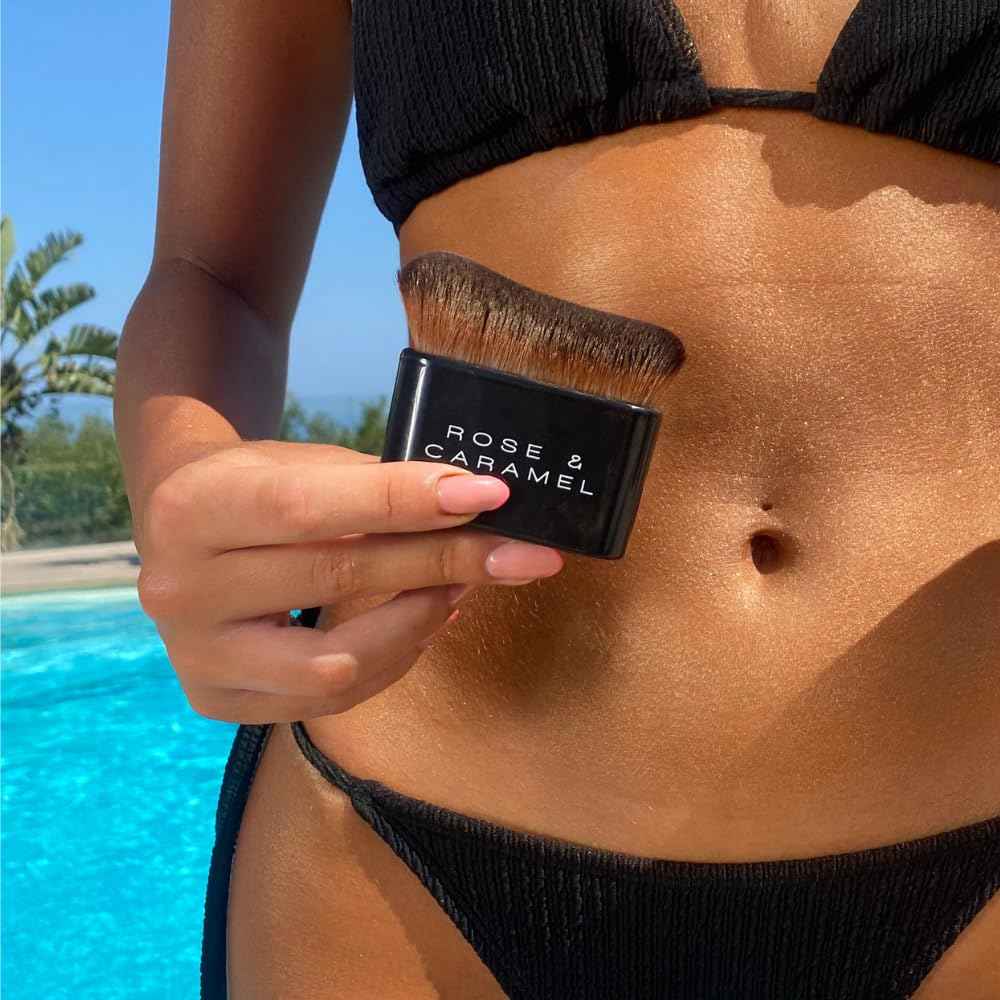 Rose & Caramel Face & Body Blending Brush Self Tan Applicator