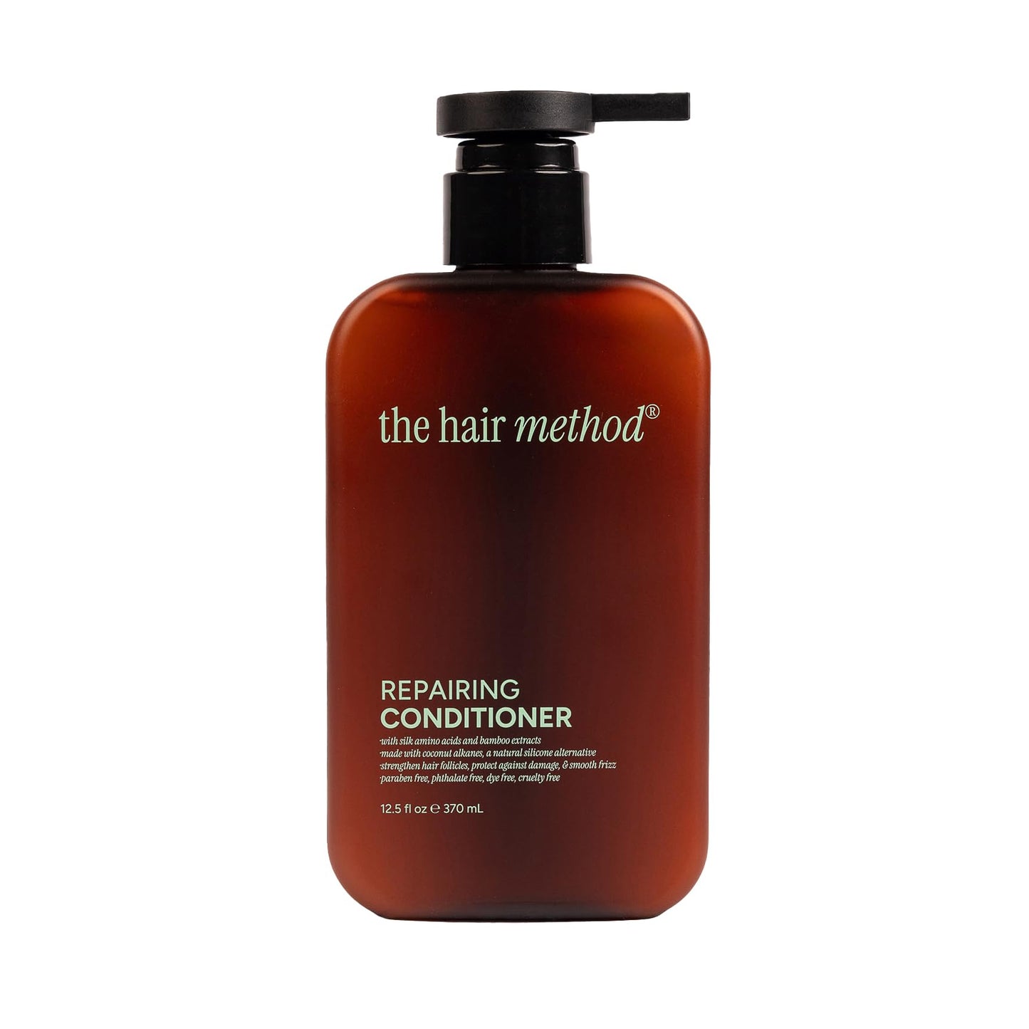 Repairing Conditioner – Strengthens & Restores with Silk Amino Acids, Bamboo Extract & Coconut Alkanes – Silicone-Free, Paraben-Free, Frizz-Free, Vegan, All Hair Types – 12.5 fl oz