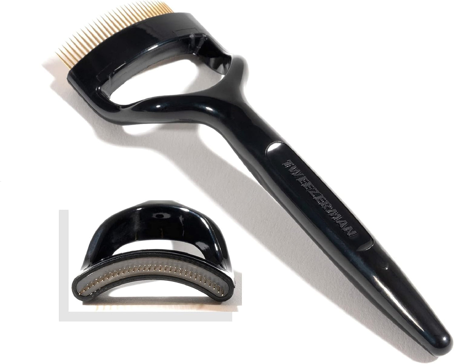 Tweezerman Curl 38 Lash Comb - Eyelash Comb Separator for Almond Shaped Eyes