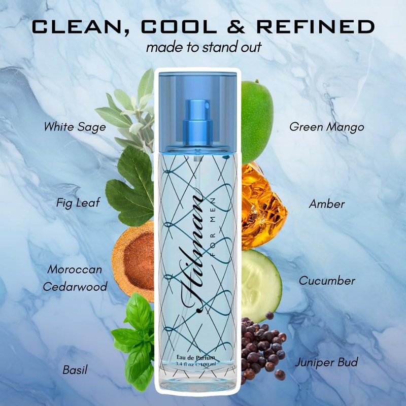 Sandora Fragrances Perfume for Men – INSPIRED by A WORLD RENOWNED MEN’S PERFUME – Mango, Fig Leaf, Basil, Cedarwood – Fresh, Sexy, Bold, Long-Lasting Eau De Parfum 100ml (3.4 fl oz)
