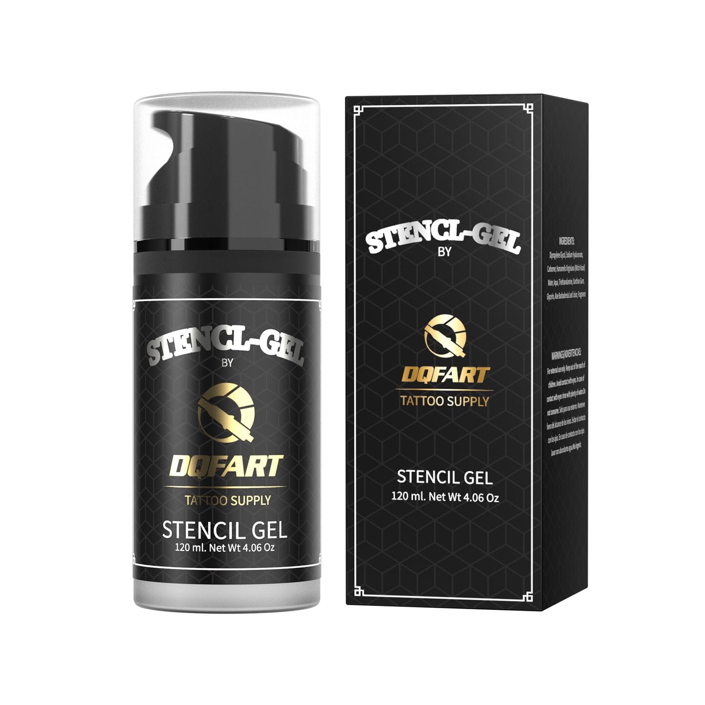 Tattoo Stencil Transfer Gel 120ml 250ml Quick Dry Pump Professional Artists Apprentices (120ml/4OZ)