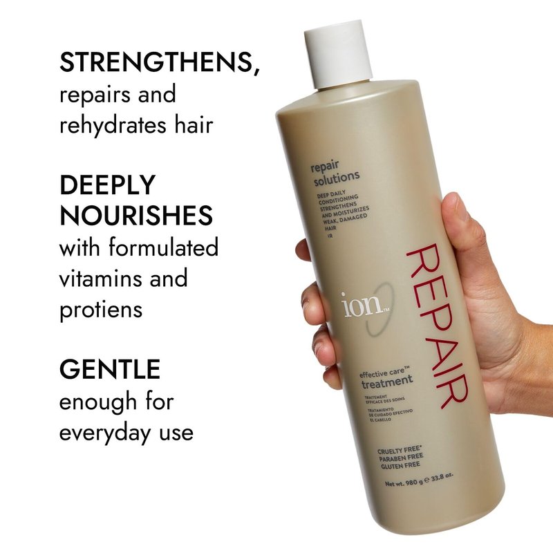 Ion Effective Care Treatment - Nourishing Hair Care Formula | 33.8 oz
