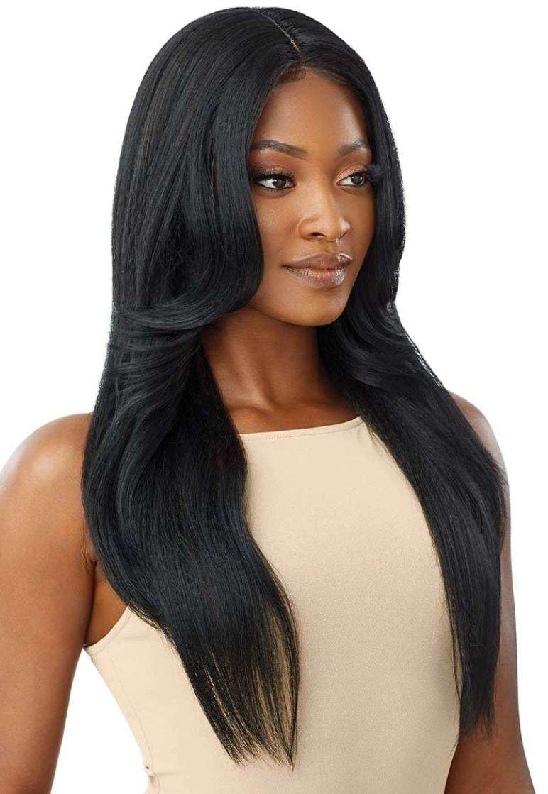 Outre Synthetic Pre-Plucked HD Transparent Lace Front Wig- KIMORA (3DRMALBL)