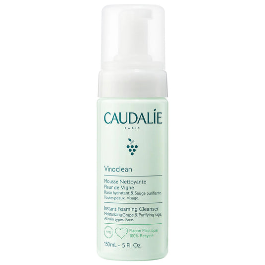 Caudalie Vinoclean Gentle Instant Foaming Facial Cleanser - 150 mL