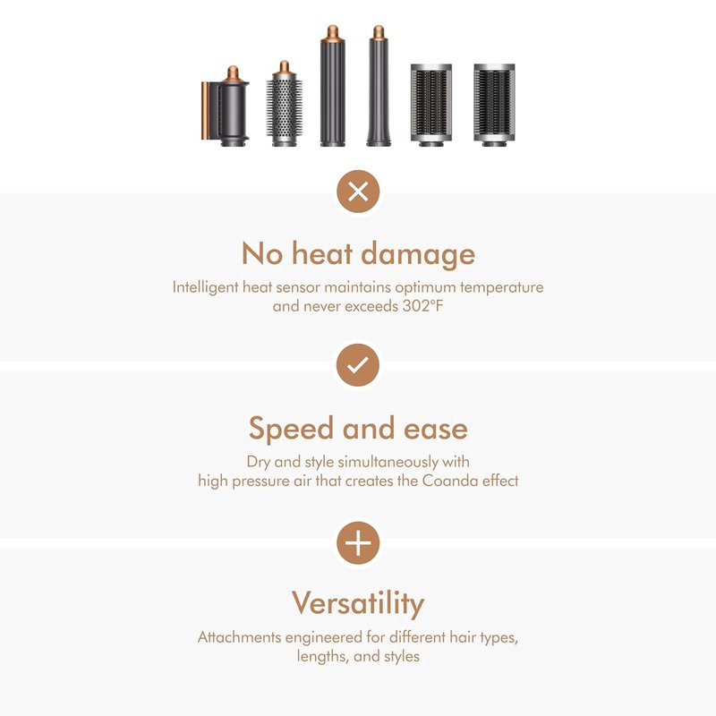 Dyson Airwrap™ Multi-Styler - Complete Long Hair Styling Tool | Versatile Curling & Straightening