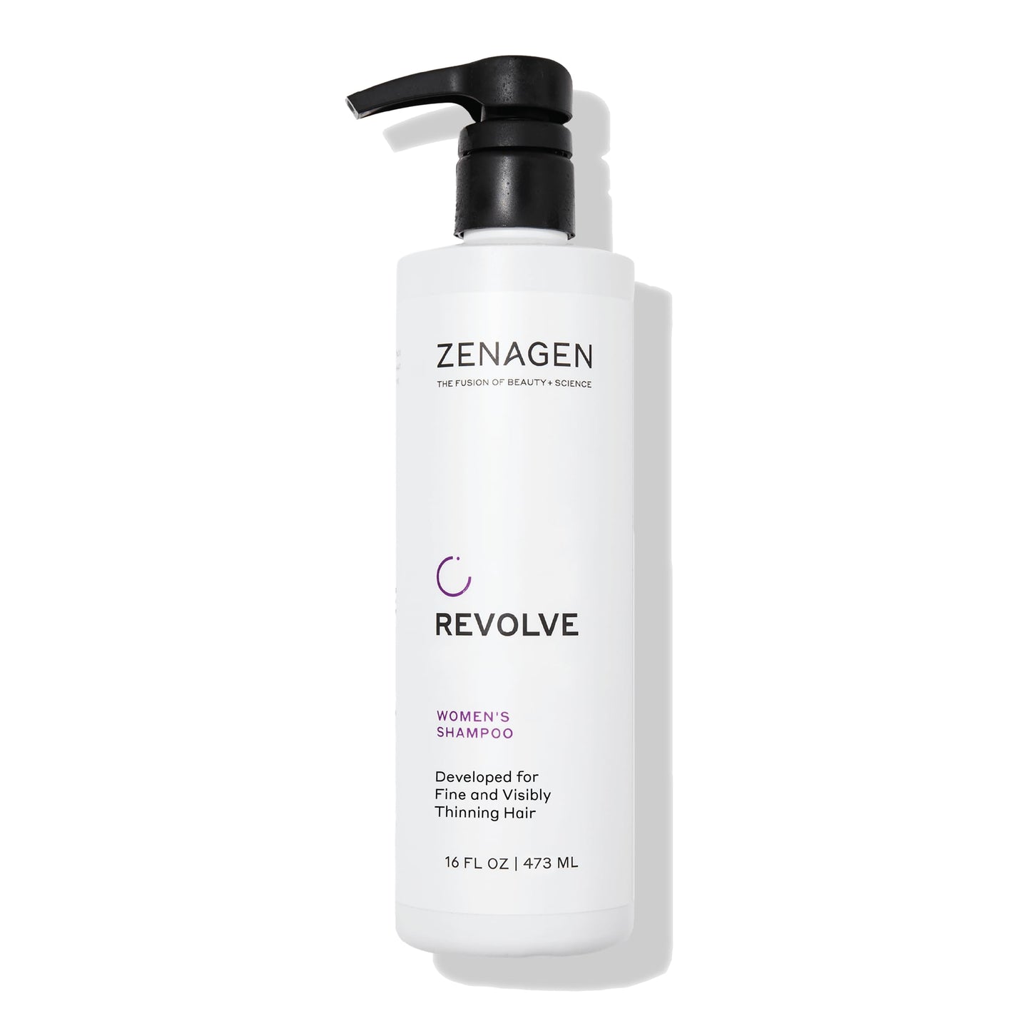 ZENAGEN Revolve Women's Thickening Shampoo | Supports Appearance of Fuller, Healthier-Looking Hair, Developed for Fine & Visibly Thinning Hair, Plant-Based, 5-Minute Treatment, 473 mL / 16 oz