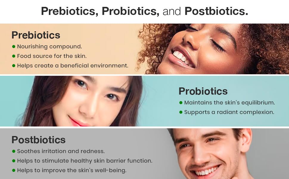 Probiotic Skin Care Facial Serum - Collagen & Vitamin E for Firming & Plumping | 2 oz