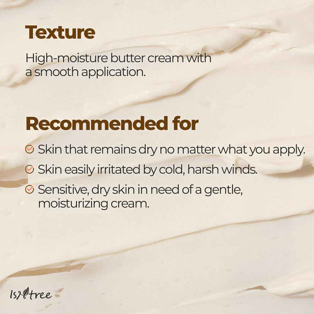 IsNtree Yam Root Vegan Milk Cream 80ml, 2.7 fl.oz | Nourishing moisturizer | vegan milk moisturizer | Korean Skincare