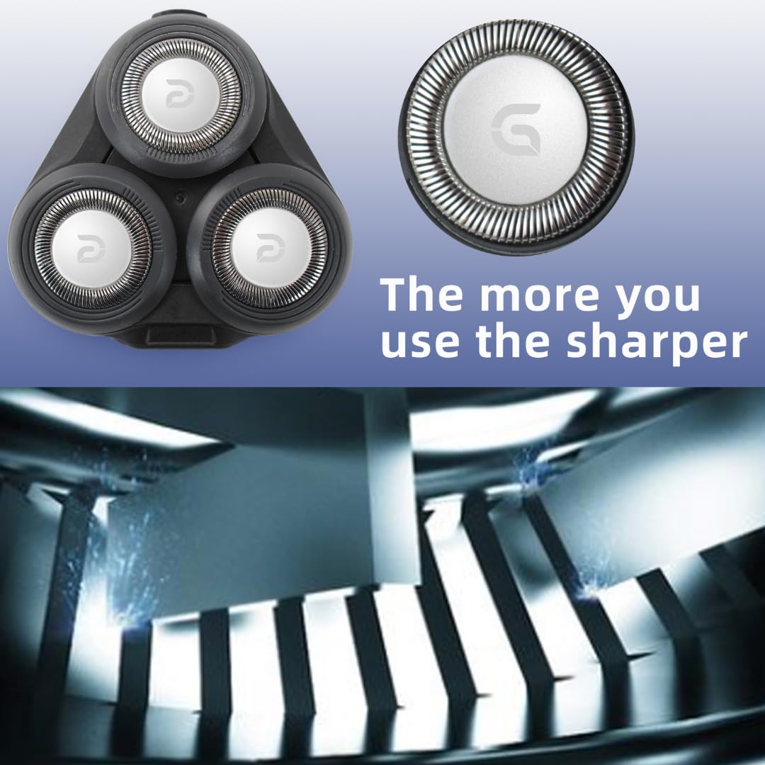 INGQI Upgraded Replacement Complete Head Assembly for Philips Norelco Series 5000 Shavers