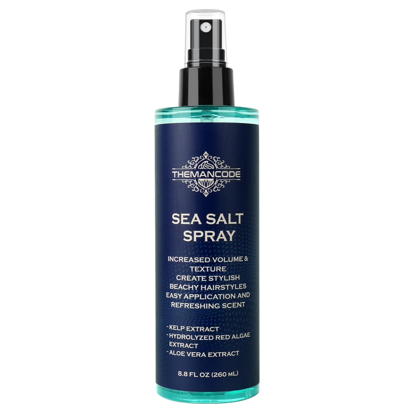 THEMANCODE Sea Salt Spray for Men, Texturizing Hairspray, Travel Essentials, Beach Vacation Essentials, Surf Spray Adds Instant Volume, Travel Essentials, Hair Gifts for Men, 8.8 Oz