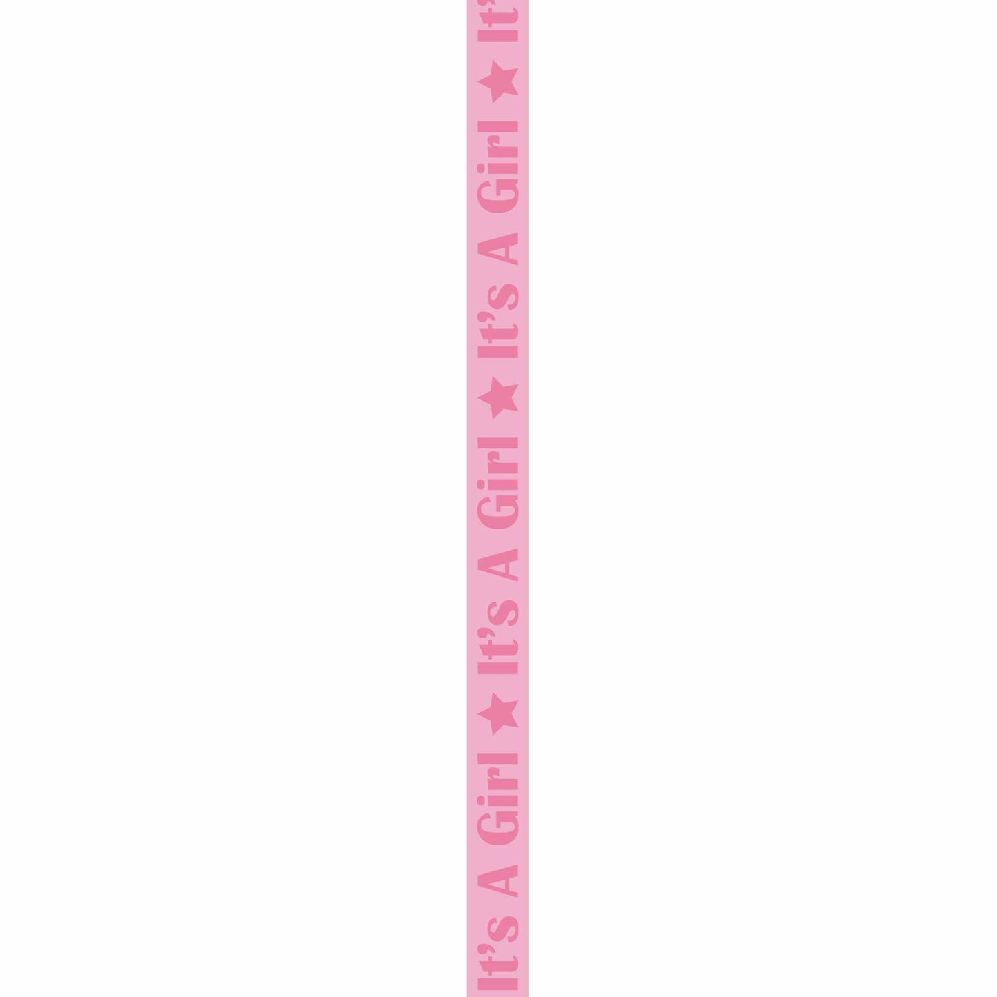 Offray Baby Celebration Craft Ribbon, 3/8-Inch x 12-Feet, Pink