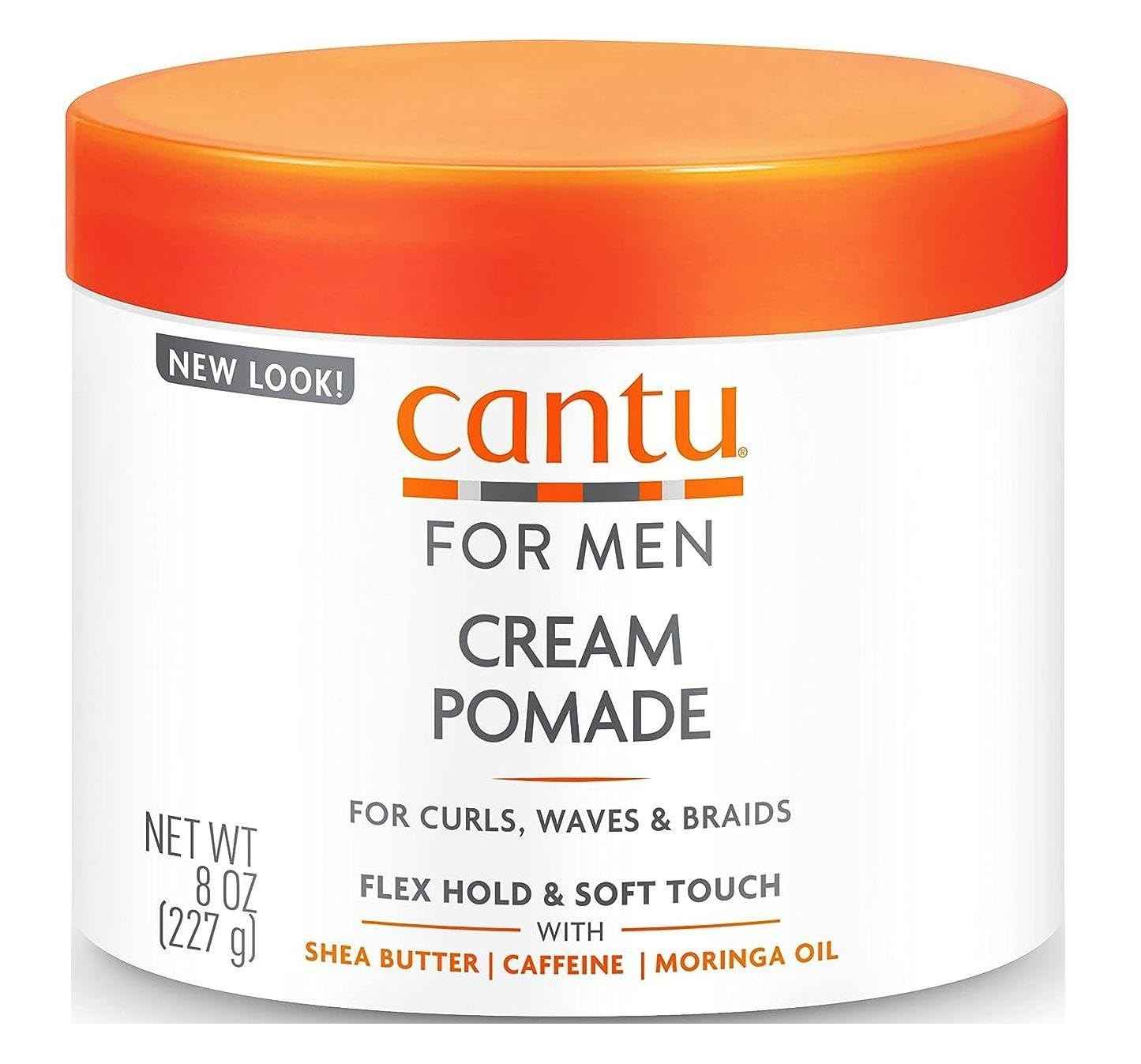 Cantu Mens Cream Pomade 8 Ounce Jar (236ml) (2 Pack)