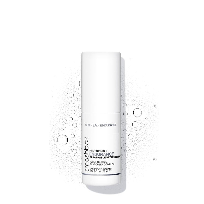 Smashbox Photo Finish Endurance Breathable Setting Spray | Lightweight, Long-Lasting, Hydrating Setting Spray | Locks in Makeup + Breathable Barrier That Strengthens Skin, 1 Fl Oz, Travel Size