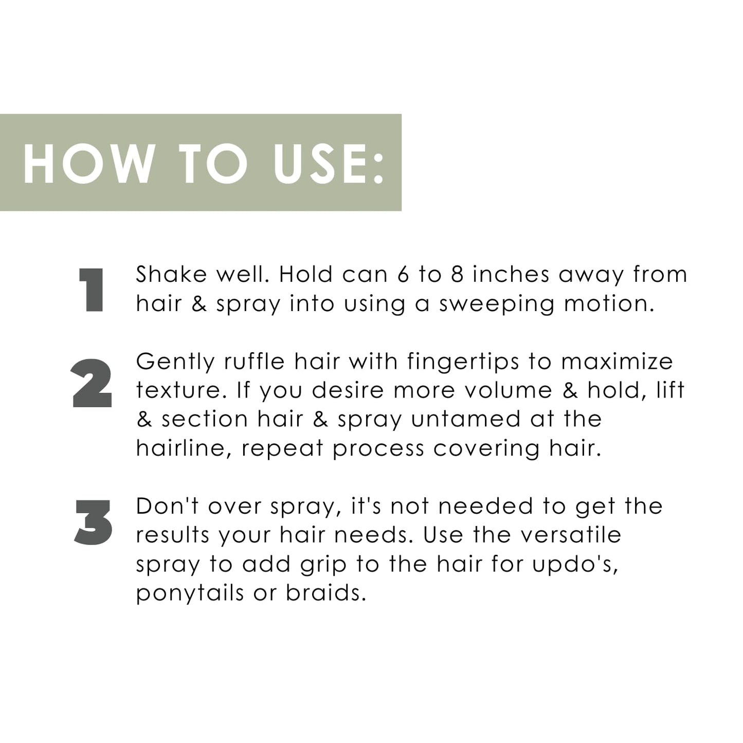 Nuuvo Untamed Dry Texture Spray - Volumizing & Texturizing Spray for Lightweight Effortless Styles, UV Protection, Matte Finish, Cruelty-Free, 7oz