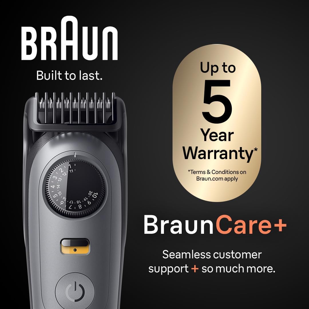 Braun Series 5 All-in-One Beard & Body Grooming Kit - Cordless Trimmer & Shaver for Men | Smooth Shave Head, AIO 5510