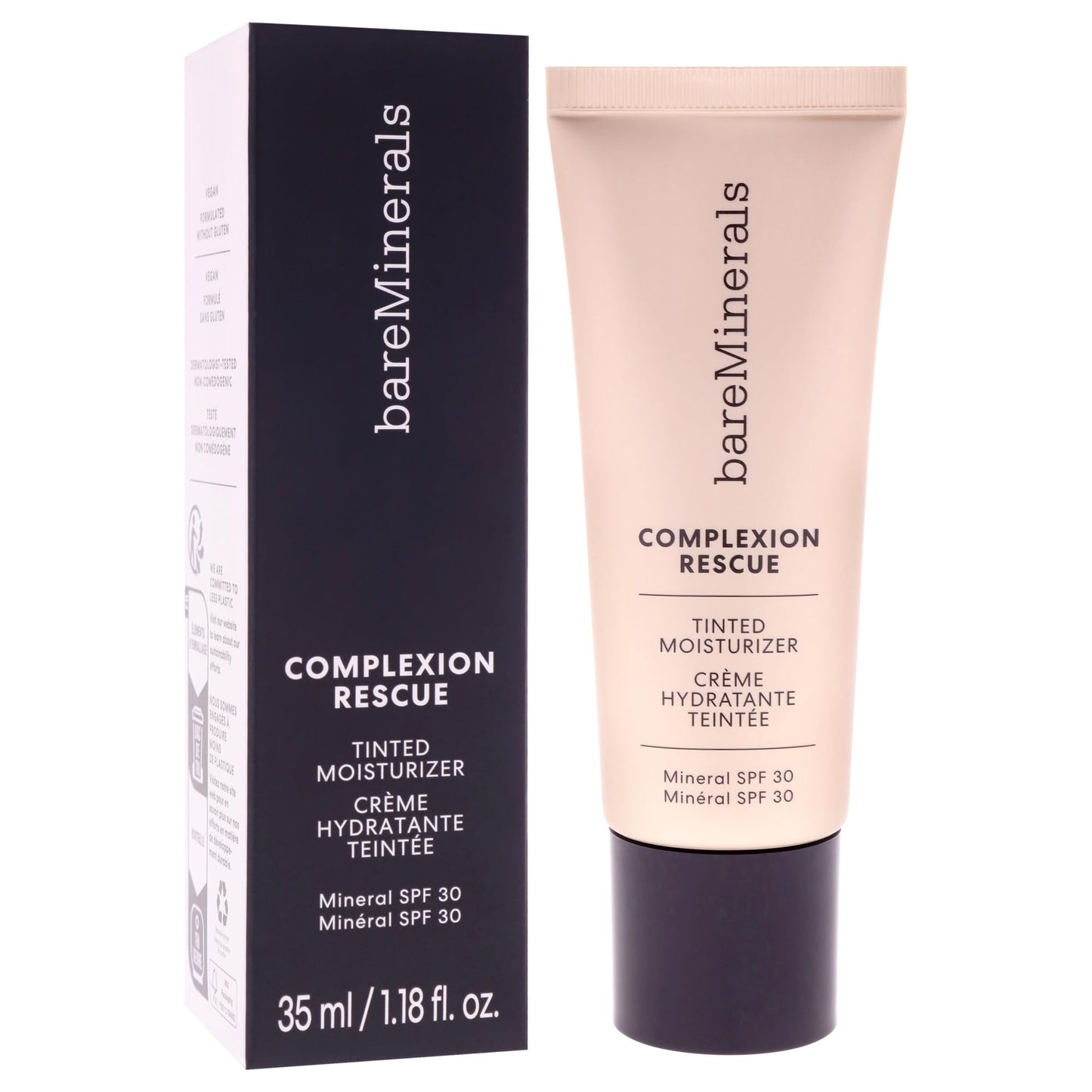 Complexion Rescue Tinted Moisturizer SPF 30-3.5 Cashew by bareMinerals for Women - 1.18 oz Makeup