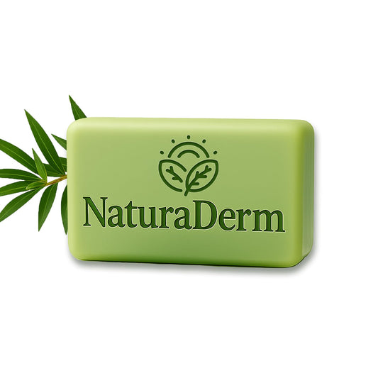 Natura Derm Tea Tree Oil Facial Soap | Oil control and refreshing, suitable for sensitive skin | Relieve skin problems (1pc)