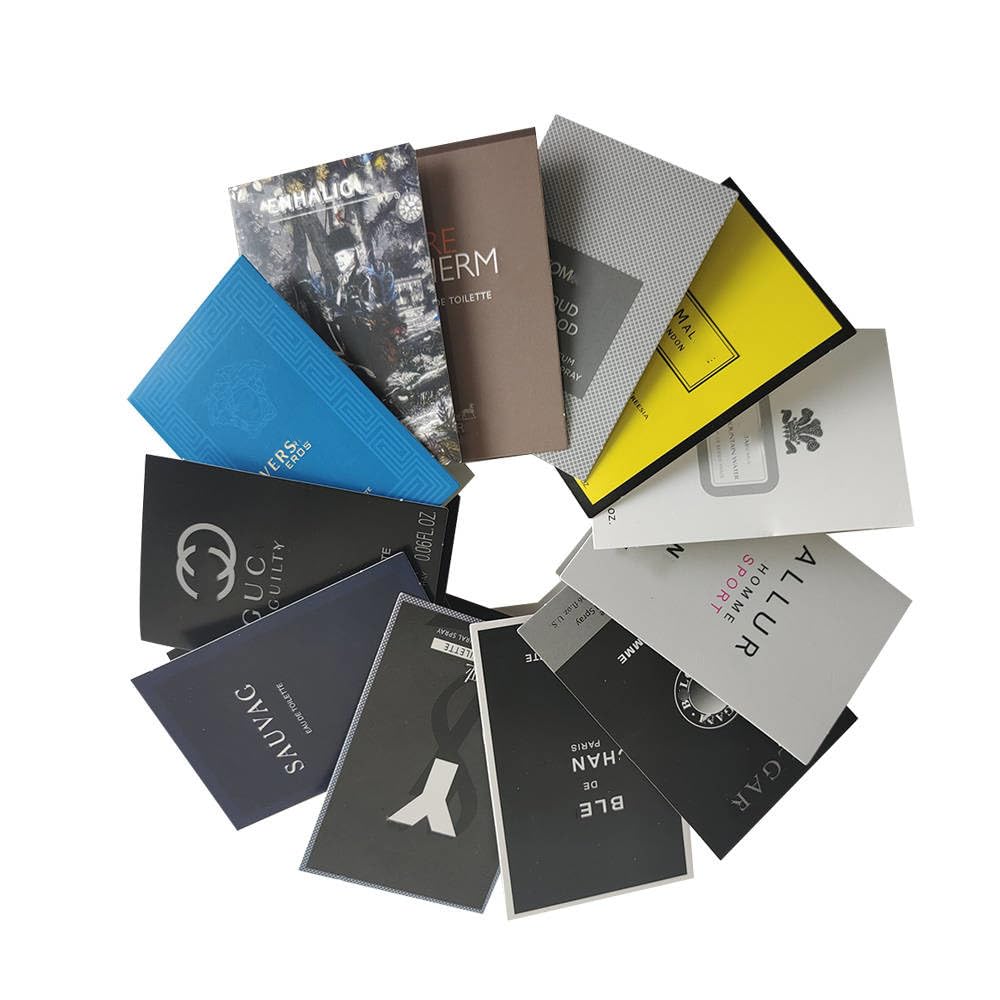 Huatsing Men's Perfume Sampler 12pcs Sample Designer Fragrance Samples for Men (Lot 12)