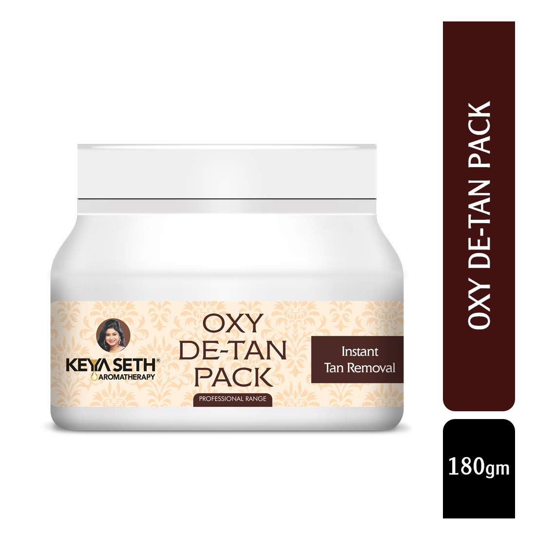 Keya Seth Aromatherapy, Device of Drop Oxy De-Tan Pack Improves Skin Tone and Texture, 180 g