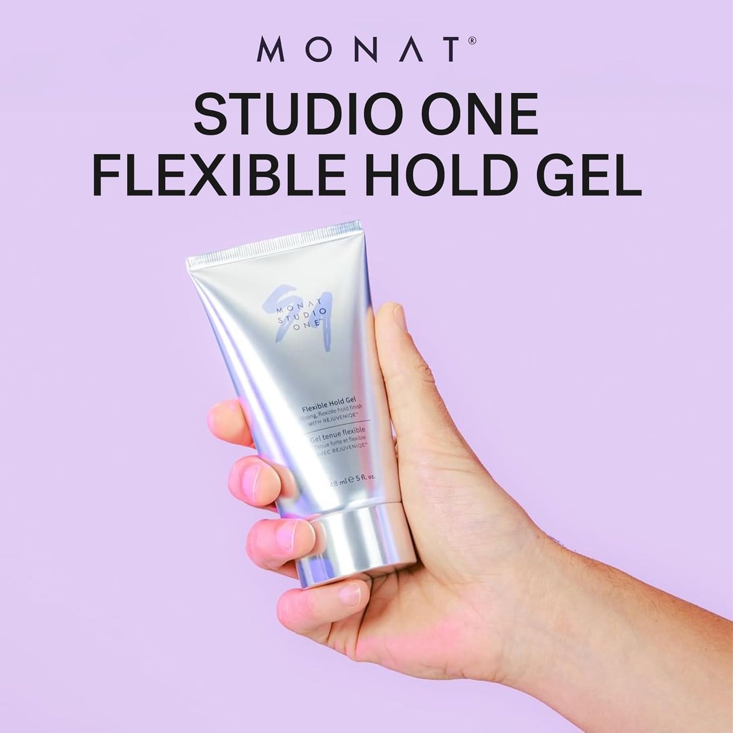 MONAT Studio One™ Flexible Hold Gel - 24-Hour Humidity Control & Non-Sticky Formula | Ideal for All Hair Types