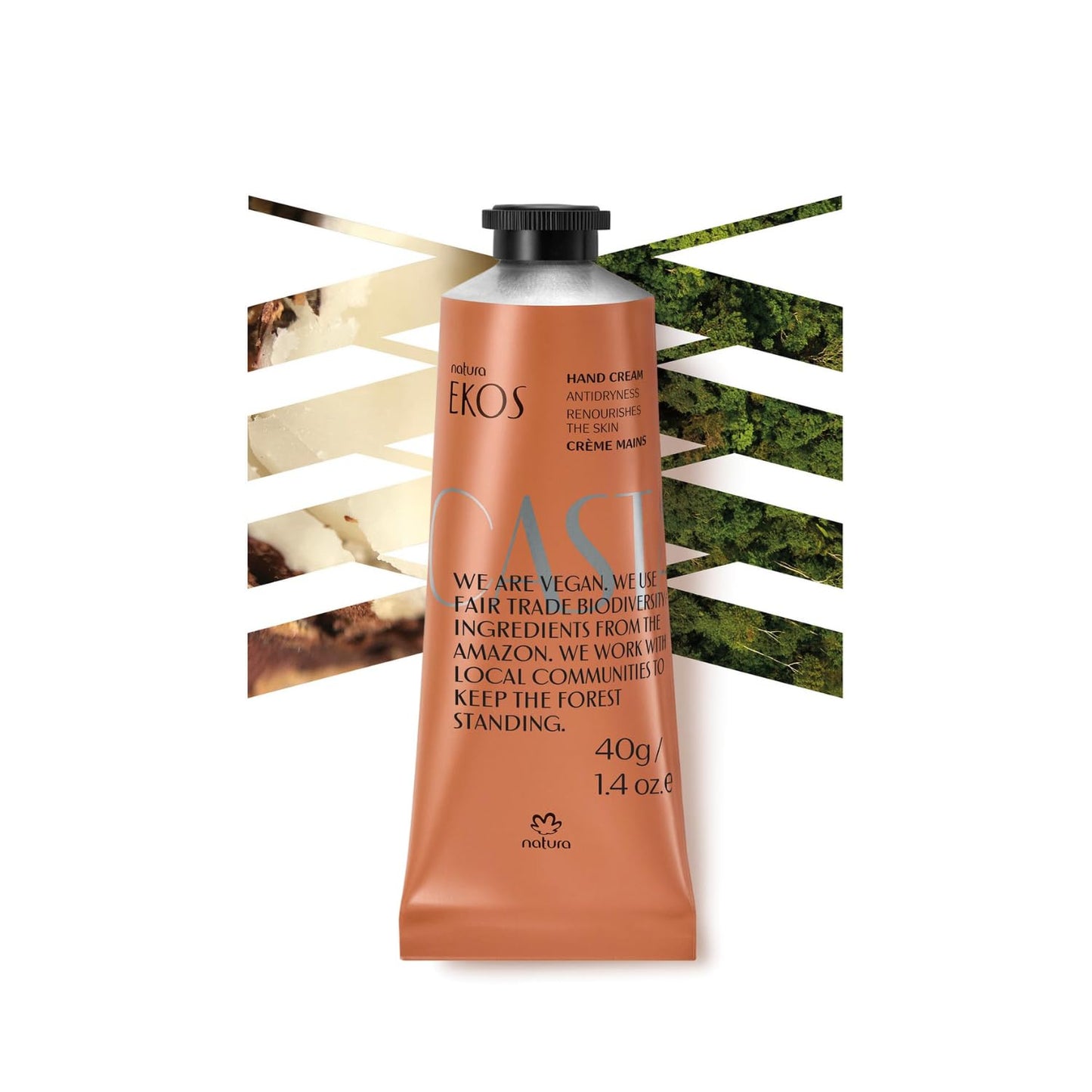 Natura Ekos Brazil Nut Hand Cream Duo - 24-Hour Hydration Set | Vegan Skin Care - 2.6oz + 1.41oz