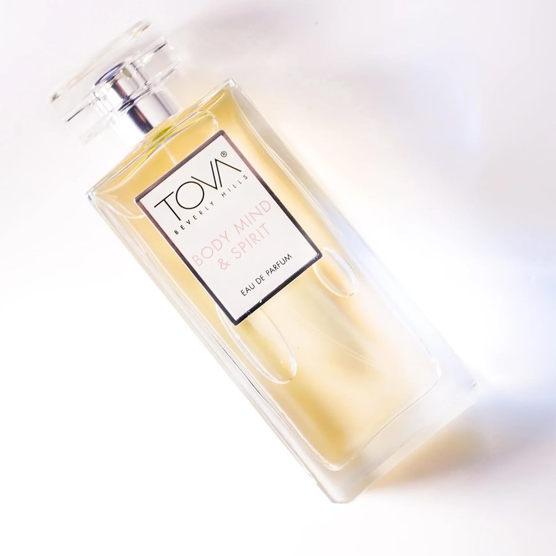 Tova Body, Mind & Spirit Eau de Parfum – Peaches & Cream Scent for Women – Osmanthus Rose Apricot – USA-Made & Cruelty-Free – 3.4 fl oz