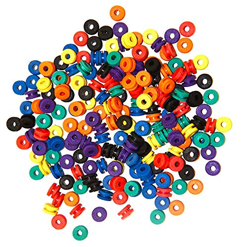 100 Pieces Tattoo Needle Machine Grommets Double Grommets Tattoo Machine Parts A-bar Nipple Supply Mix Colors