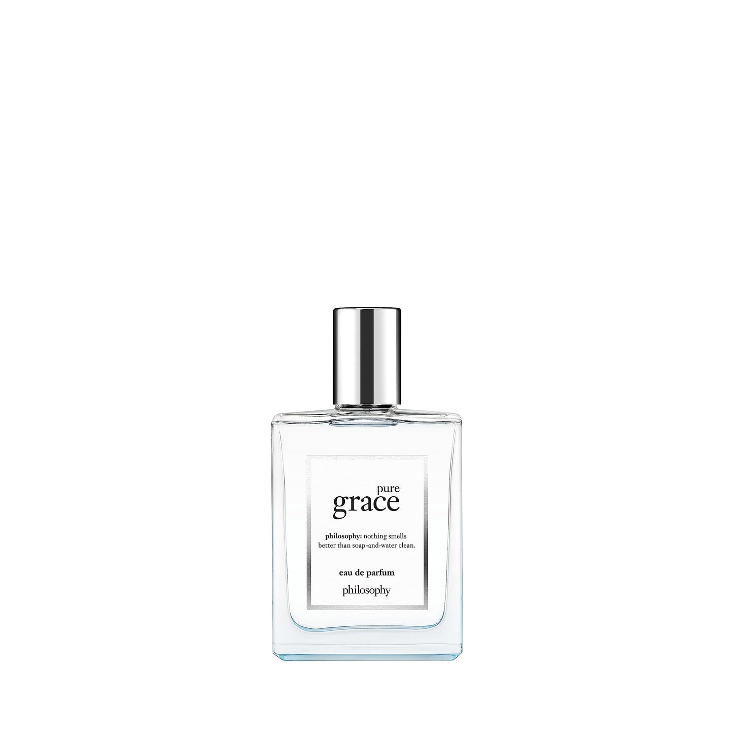 philosophy pure grace eau de parfum - crisp & clean women's perfume - with notes of water lily, leafy greens & musk - long lasting fragrance - 2 fl oz
