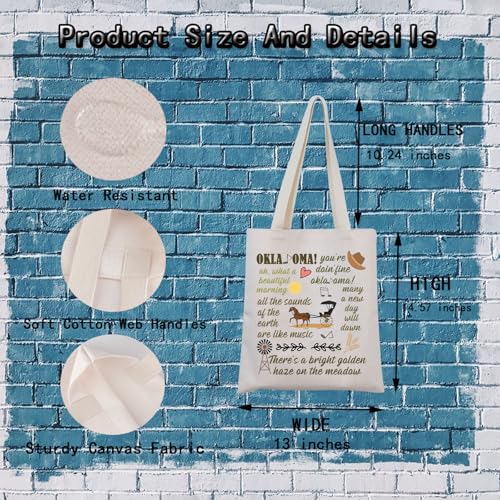 MINIGIU Musical Inspired Gift Musical Fan Gift Musical Tote Bag