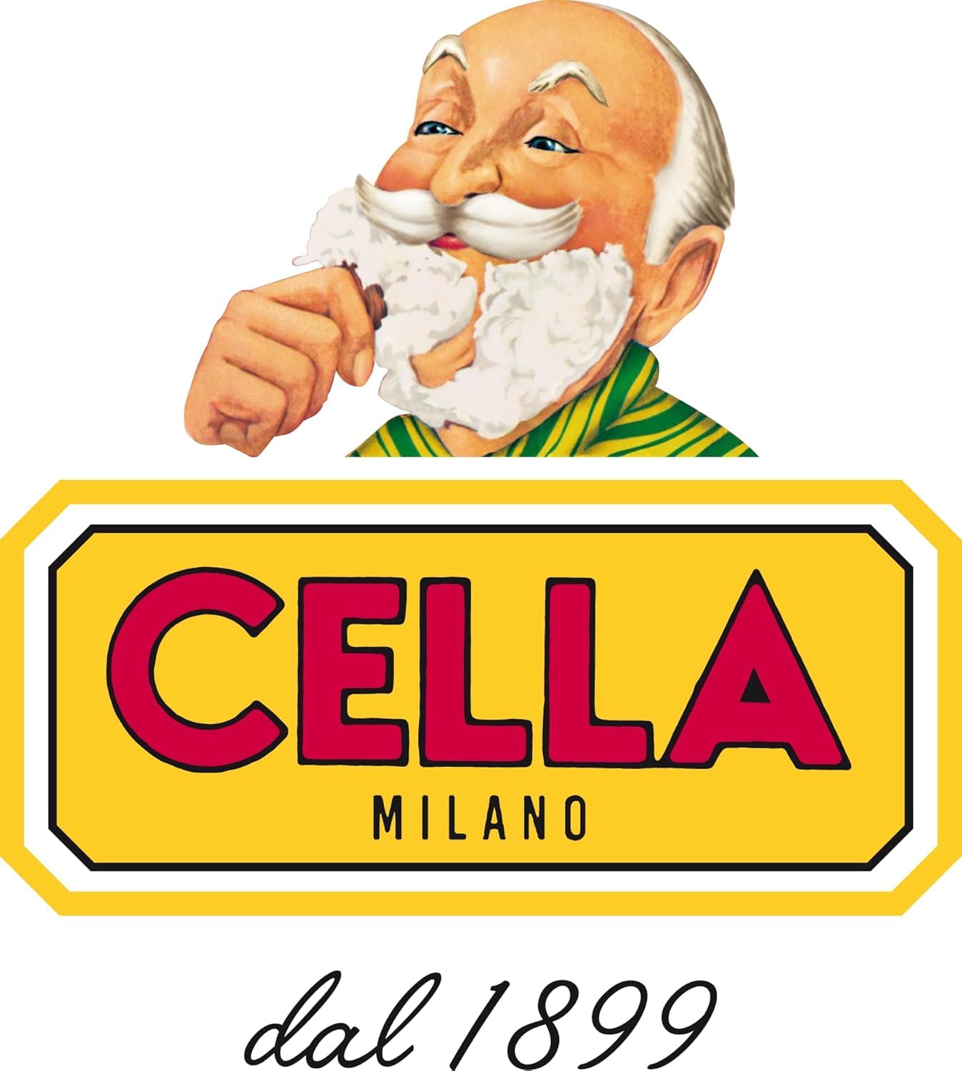 Cella Milano Classic Almond Shaving Cream Soap,150 g, Made in Italy