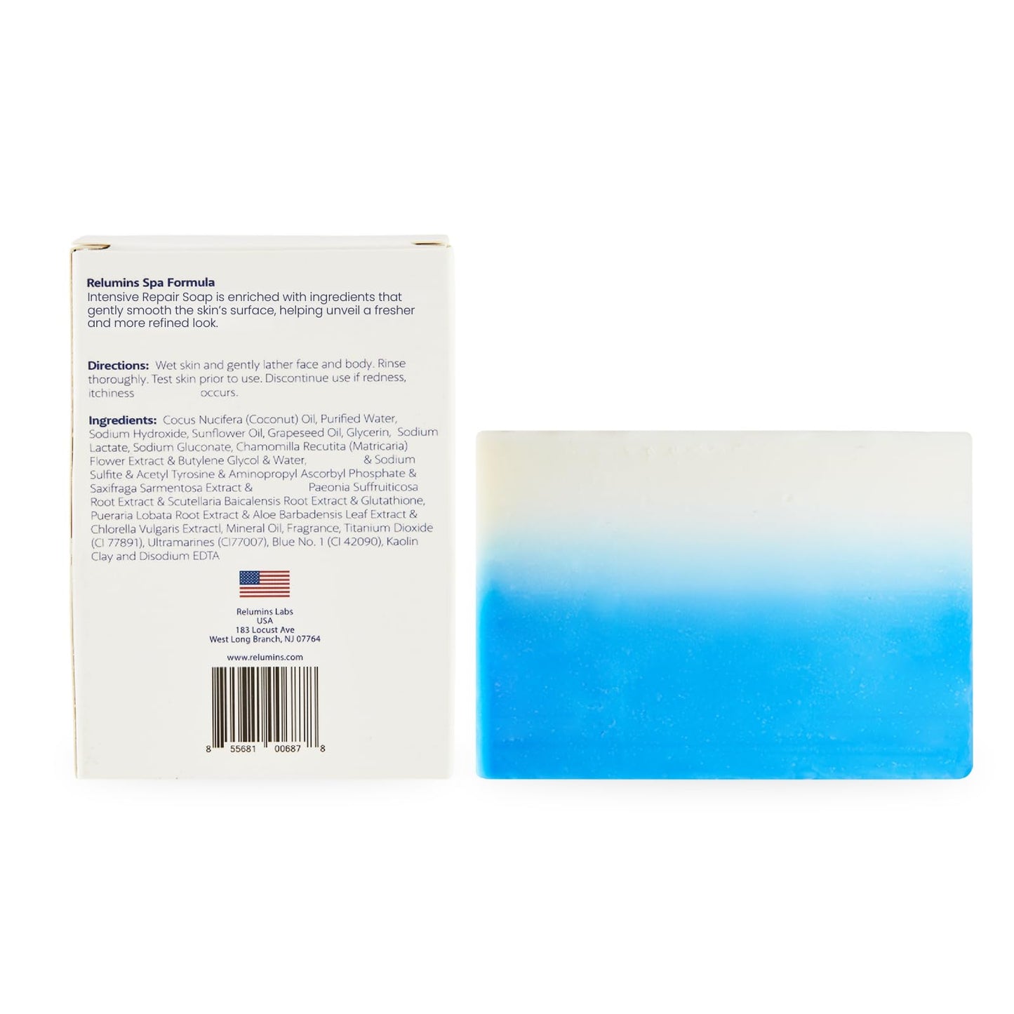 Relumins Advance Intensive Skin Repair Soap with TA Stem Cell, Rejuvenation, Body Soap Bar, and Licorice for Softer, Smooth Skin, for a Glowing Summer Skin 135g x 5 Bars