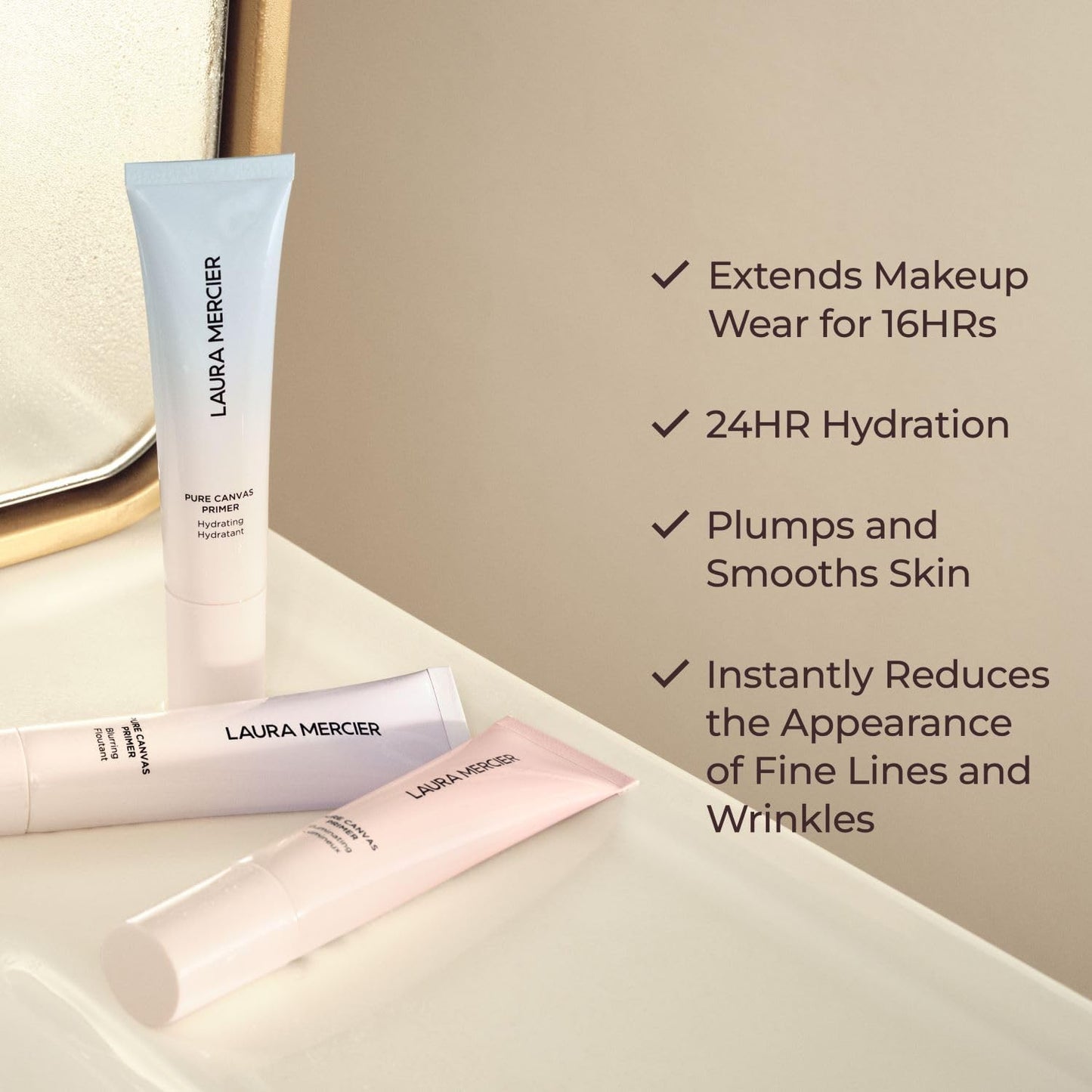 Laura Mercier Pure Canvas Primer, Hydrating, 1.01 Fl oz